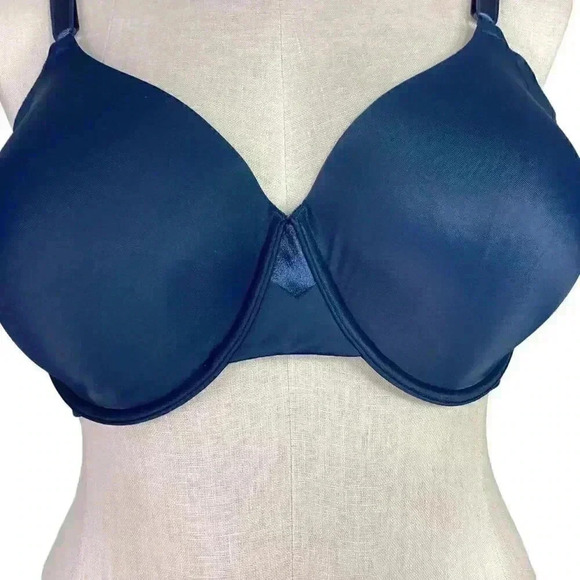 Warners Simply Perfect Women 42D Smoothing Underwire Full-Figure Contour Bra - Picture 2 of 9